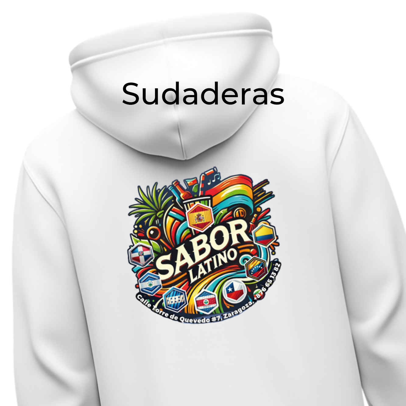 Sudadera con estampado personalizado